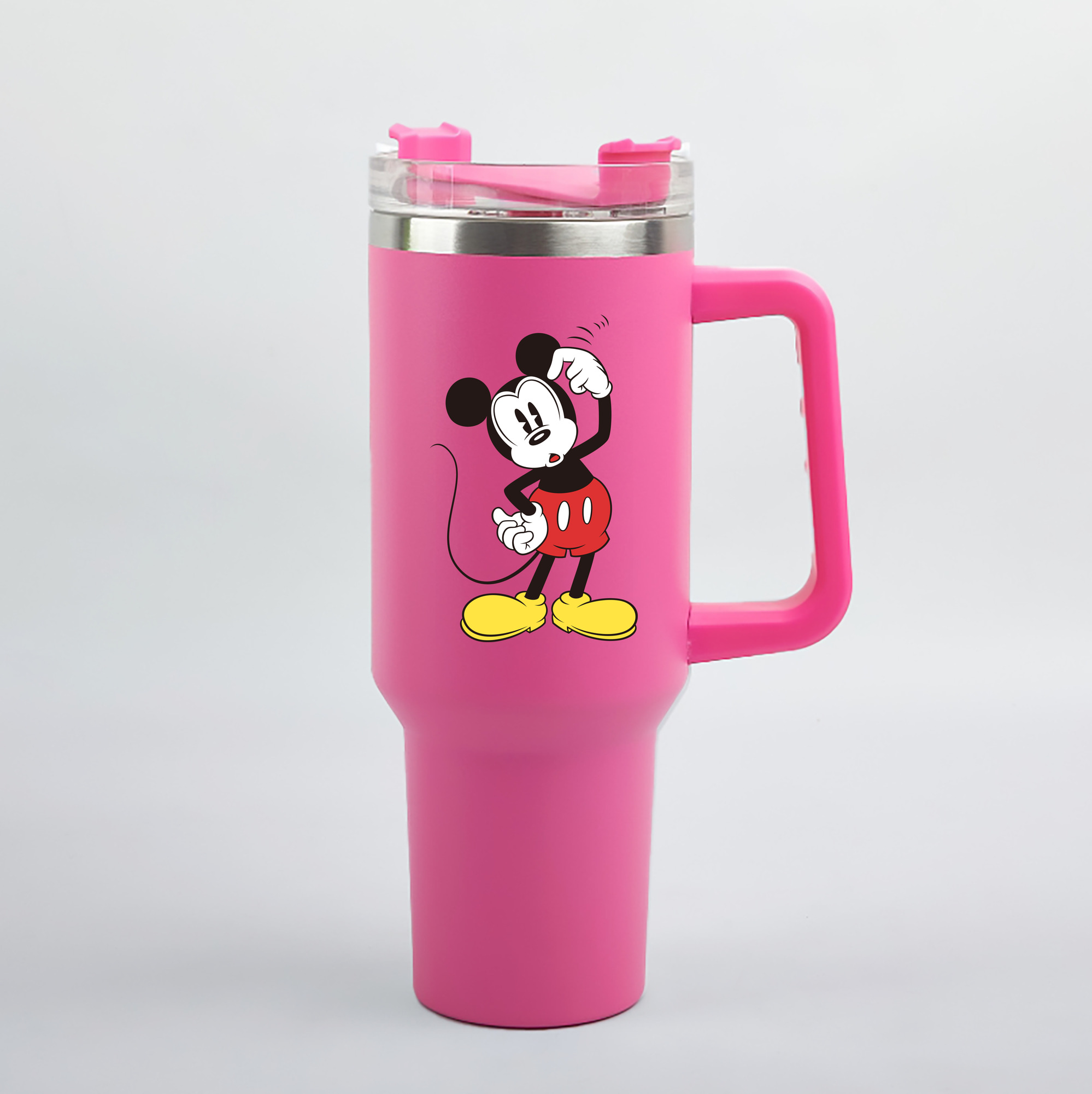 （画像用） ミッキーマウス Mickey Mouse 1200mL車用タンブラー（カラープリント）